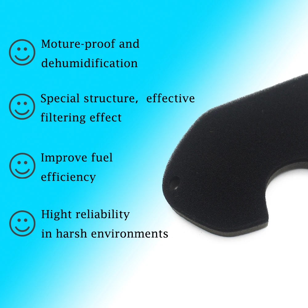 Pokhaomin Motorcycle Scooter Air Filter Cleaner Sponge for Honda Dio AF18 Tact AF24 50cc 17205-GWO-000 17205GAM690
Pokhaomin Motorcycle Scooter Air Filter Cleaner Sponge for Honda Dio AF18 Tact AF24 50cc 17205-GWO-000 17205GAM690