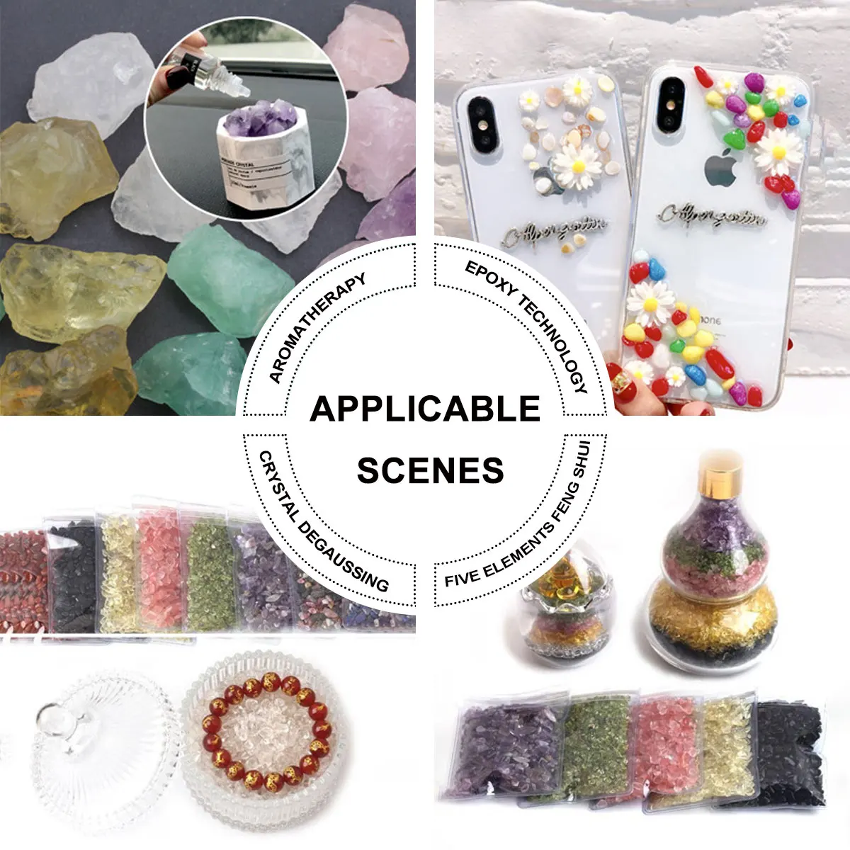 2Pack Crystal Stones Natural Crystal Stones Aquarium Macadam Decoration Colorful Moonlight Colored Stone Obsidian Rubble
2Pack Crystal Stones Natural Crystal Stones Aquarium Macadam Decoration Colorful Moonlight Colored Stone Obsidian Rubble