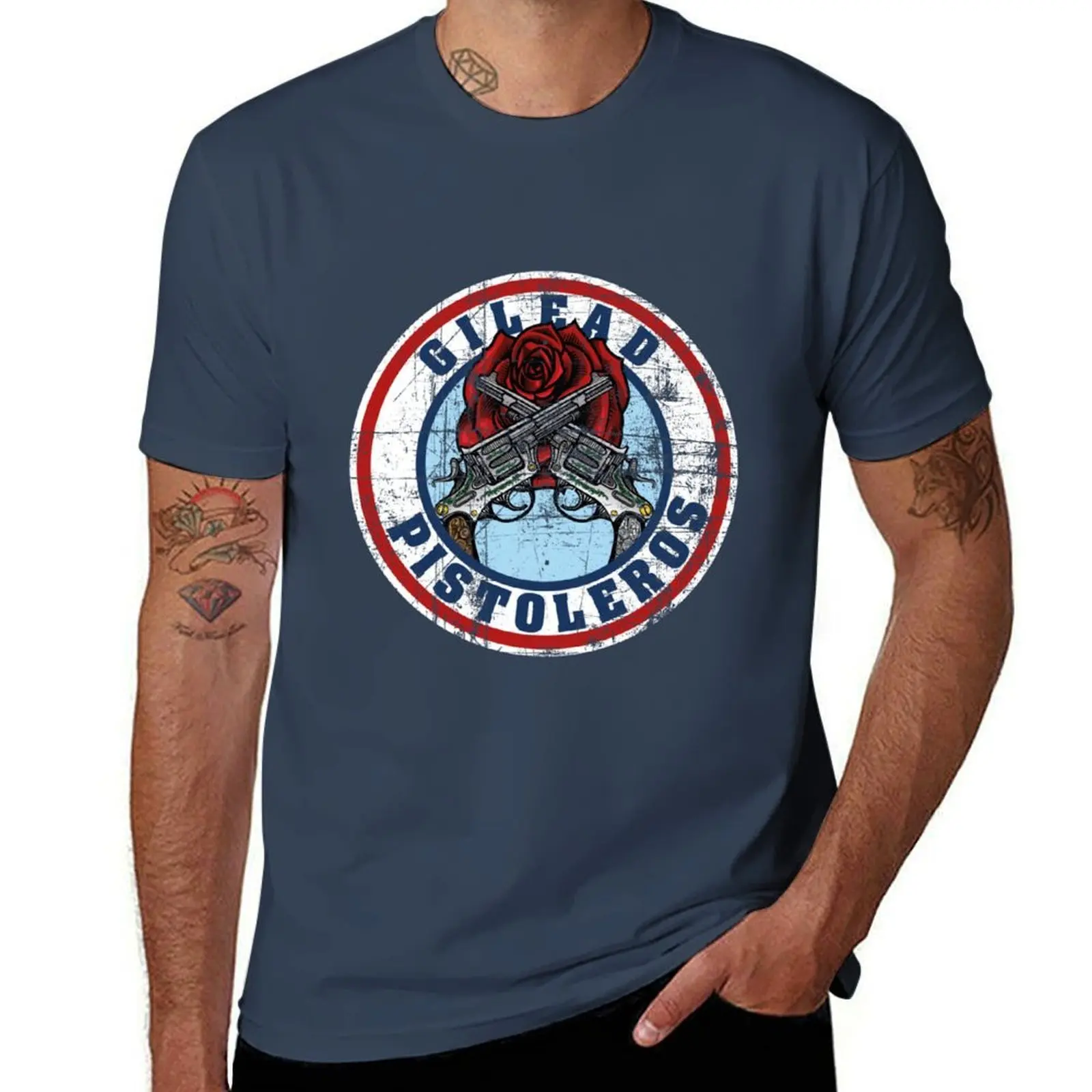 Gilead Gunslingers Gift Fan T-Shirt Summer Print Short Sleeve Tee
Gilead Gunslingers Gift Fan T-Shirt Summer Print Short Sleeve Tee