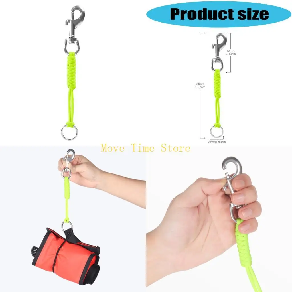 92ME Underwater Photography Cord Stainless Steel Glowing Clip For Secure Connection
92ME Underwater Photography Cord Stainless Steel Glowing Clip For Secure Connection