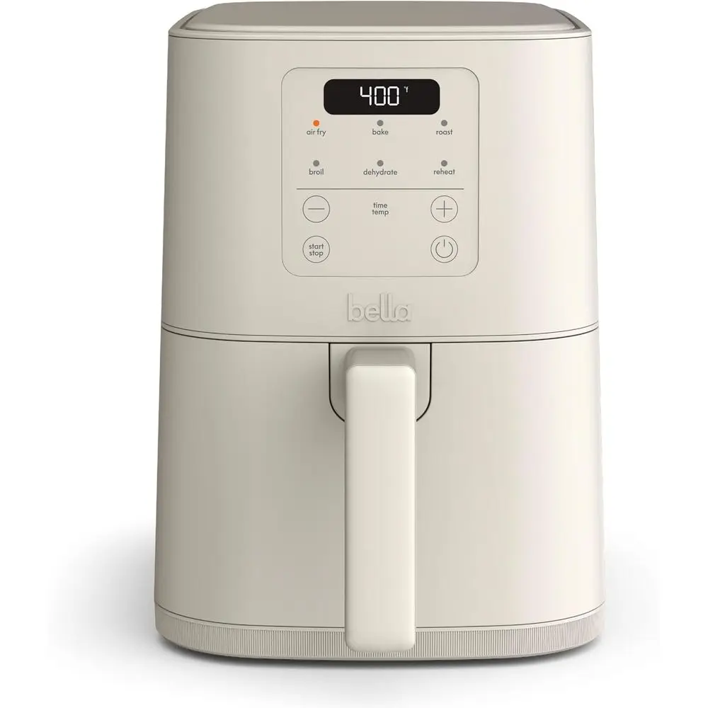 4-Quart Slim Air Fryer with Nonstick Coating, Adjustable Temperature, 6 Cooking Modes, 60-Minute Auto-Off Timer
4-Quart Slim Air Fryer with Nonstick Coating, Adjustable Temperature, 6 Cooking Modes, 60-Minute Auto-Off Timer