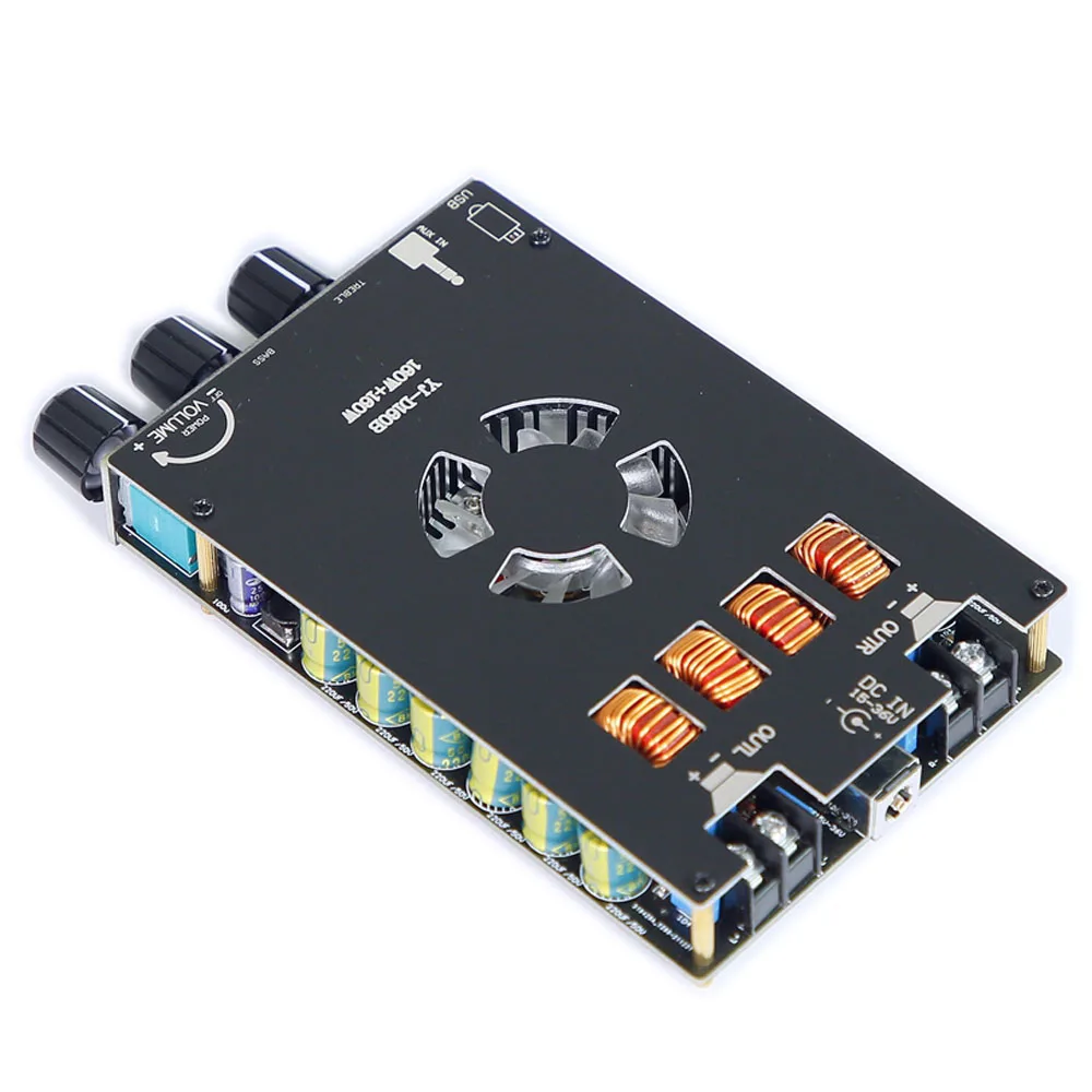 TDA7498E Class D 2*160W Dual-Channel Digital Power Amplifier Board with Tone D160B
TDA7498E Class D 2*160W Dual-Channel Digital Power Amplifier Board with Tone D160B