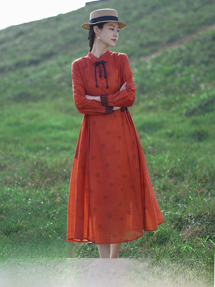 Original Artistic Embroidered Long Dress Slimming Elegant Three-Piece Set High Waist A-Line Skirt Spring Commute Wear
Original Artistic Embroidered Long Dress Slimming Elegant Three-Piece Set High Waist A-Line Skirt Spring Commute Wear