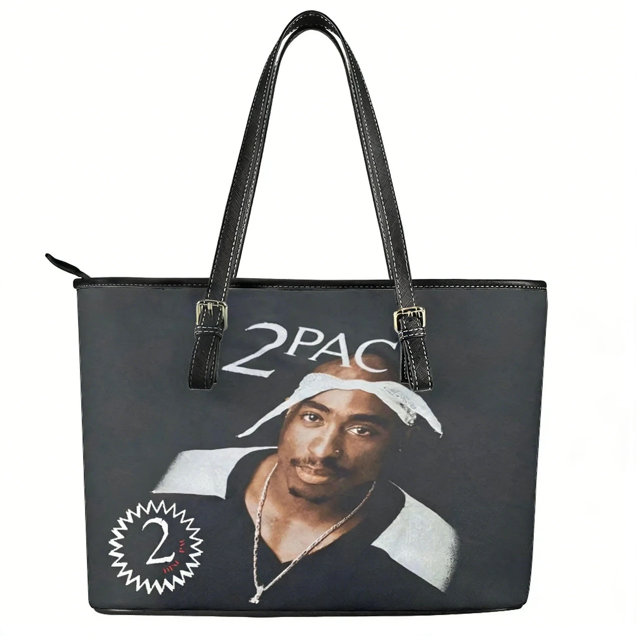 Сумка-тоут с индивидуальным дизайном в стиле Тупака (2Pac) для женщин и мужчин, кожаная деловая сумка через плечо, дорожная сумка, подарок
Сумка-тоут с индивидуальным дизайном в стиле Тупака (2Pac) для женщин и мужчин, кожаная деловая сумка через плечо, дорожная сумка, подарок