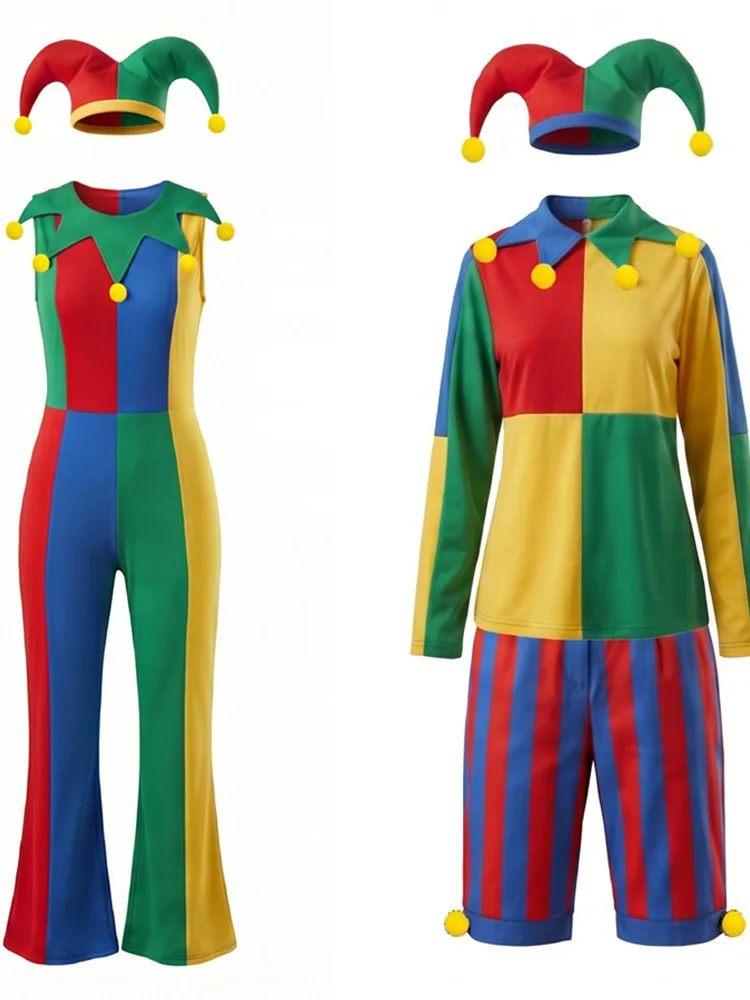 Halloween Jester Costume Set for Men Women And Kids Stage Performance Party Outfit Three Pieces Suit Chinese Manufacturer
Halloween Jester Costume Set for Men Women And Kids Stage Performance Party Outfit Three Pieces Suit Chinese Manufacturer