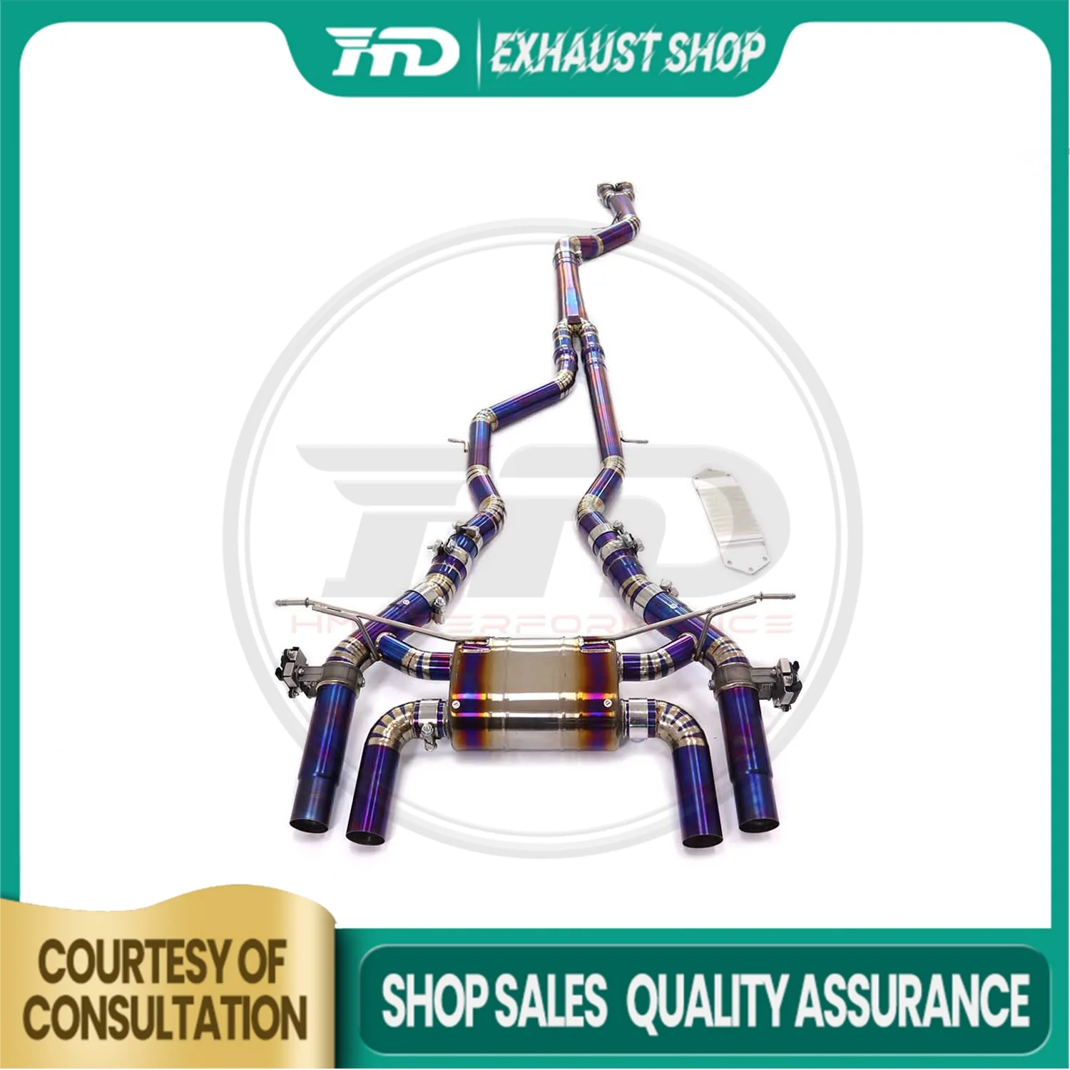 Customizable Catback For BMW M3 M4 F8X Titanium Alloy Exhaust System Electronic Valve Muffler Car Parts HMD
Customizable Catback For BMW M3 M4 F8X Titanium Alloy Exhaust System Electronic Valve Muffler Car Parts HMD