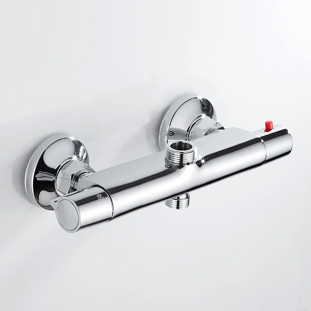 Bath Shower Faucet Thermostatic Faucets Wall Mounted Mixer Tap Temperature Control Rain Shower Bathroom Twin Outlet
Bath Shower Faucet Thermostatic Faucets Wall Mounted Mixer Tap Temperature Control Rain Shower Bathroom Twin Outlet