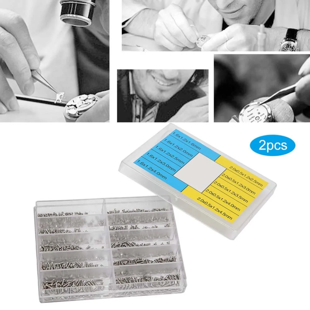 2 Boxes Stainless Steel Watch Screws Multi-size Cross Head Watch Accessories Assorted Boxed Replacement Parts Parts Replacement
2 Boxes Stainless Steel Watch Screws Multi-size Cross Head Watch Accessories Assorted Boxed Replacement Parts Parts Replacement
