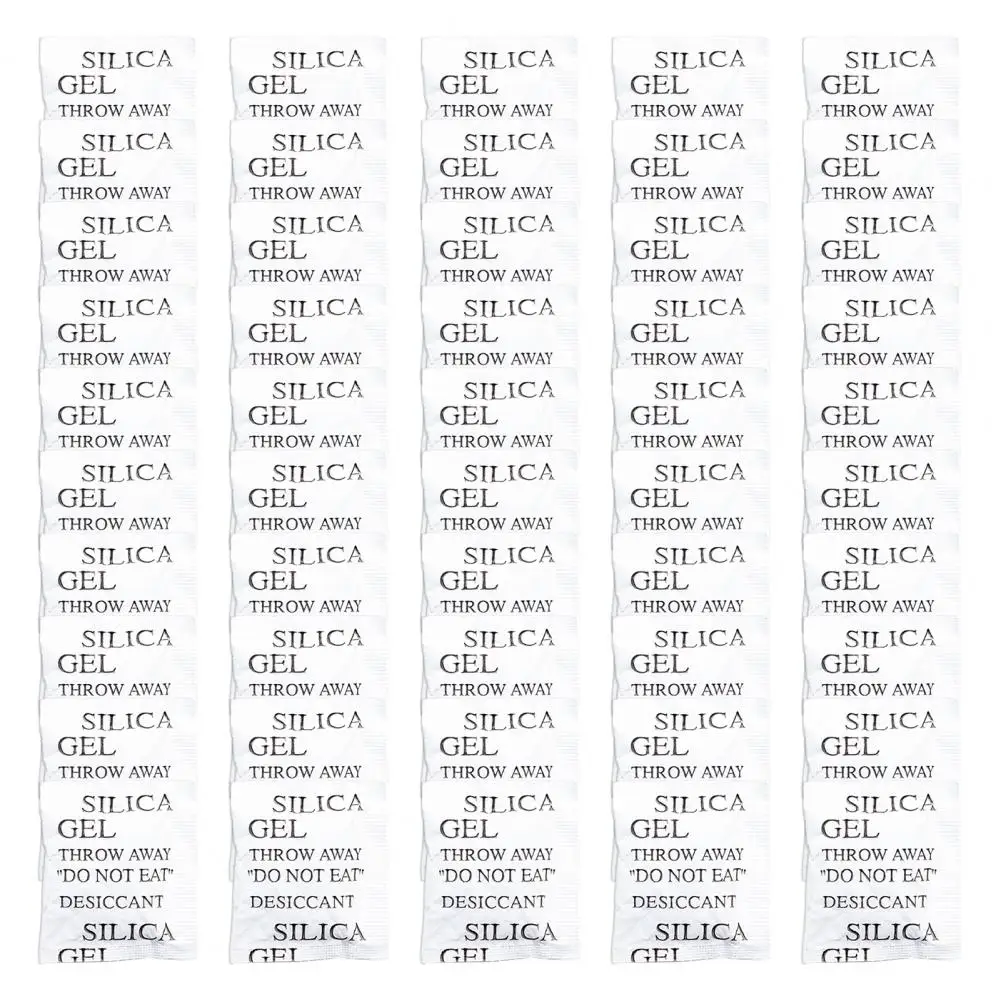Moisture Absorber Pack 50pcs Silica Gel Desiccant Packs for Electronics Jewelry Cameras Moisture Absorbers for Clothes
Moisture Absorber Pack 50pcs Silica Gel Desiccant Packs for Electronics Jewelry Cameras Moisture Absorbers for Clothes