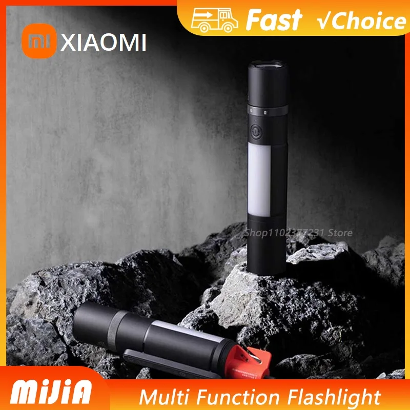 XIAOMI Multi-functional LED Flashlight Zoomable Ultra Bright Torch Window Breaker Safety Belt Cutter Car Emergency Light 3100mAh
XIAOMI Multi-functional LED Flashlight Zoomable Ultra Bright Torch Window Breaker Safety Belt Cutter Car Emergency Light 3100mAh
