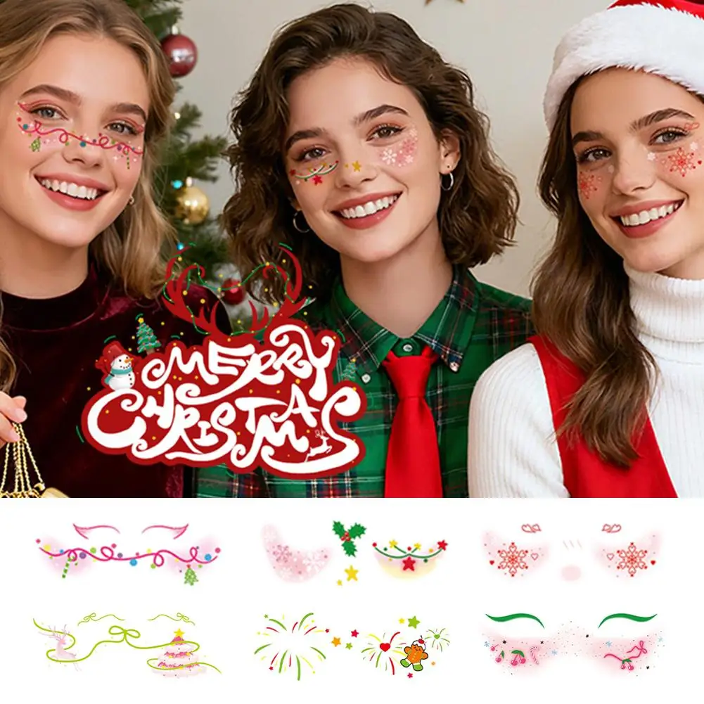 Новинка 2025, рождественские татуировки, водонепроницаемые рождественские наклейки, наклейки для вечеринок, макияж, лицо, милый концертный фестиваль I1V1
Новинка 2025, рождественские татуировки, водонепроницаемые рождественские наклейки, наклейки для вечеринок, макияж, лицо, милый концертный фестиваль I1V1