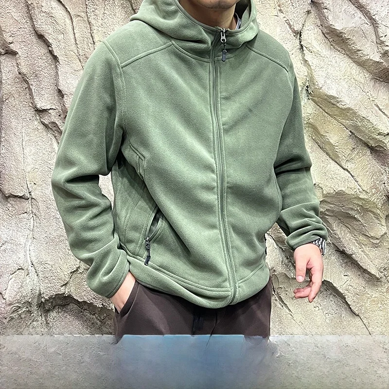 Свободная посадка с капюшоном для улицы Jaet Fce Lined Orlon High ammage Весна Осень Зима Теплый цвет на молнии
Свободная посадка с капюшоном для улицы Jaet Fce Lined Orlon High ammage Весна Осень Зима Теплый цвет на молнии