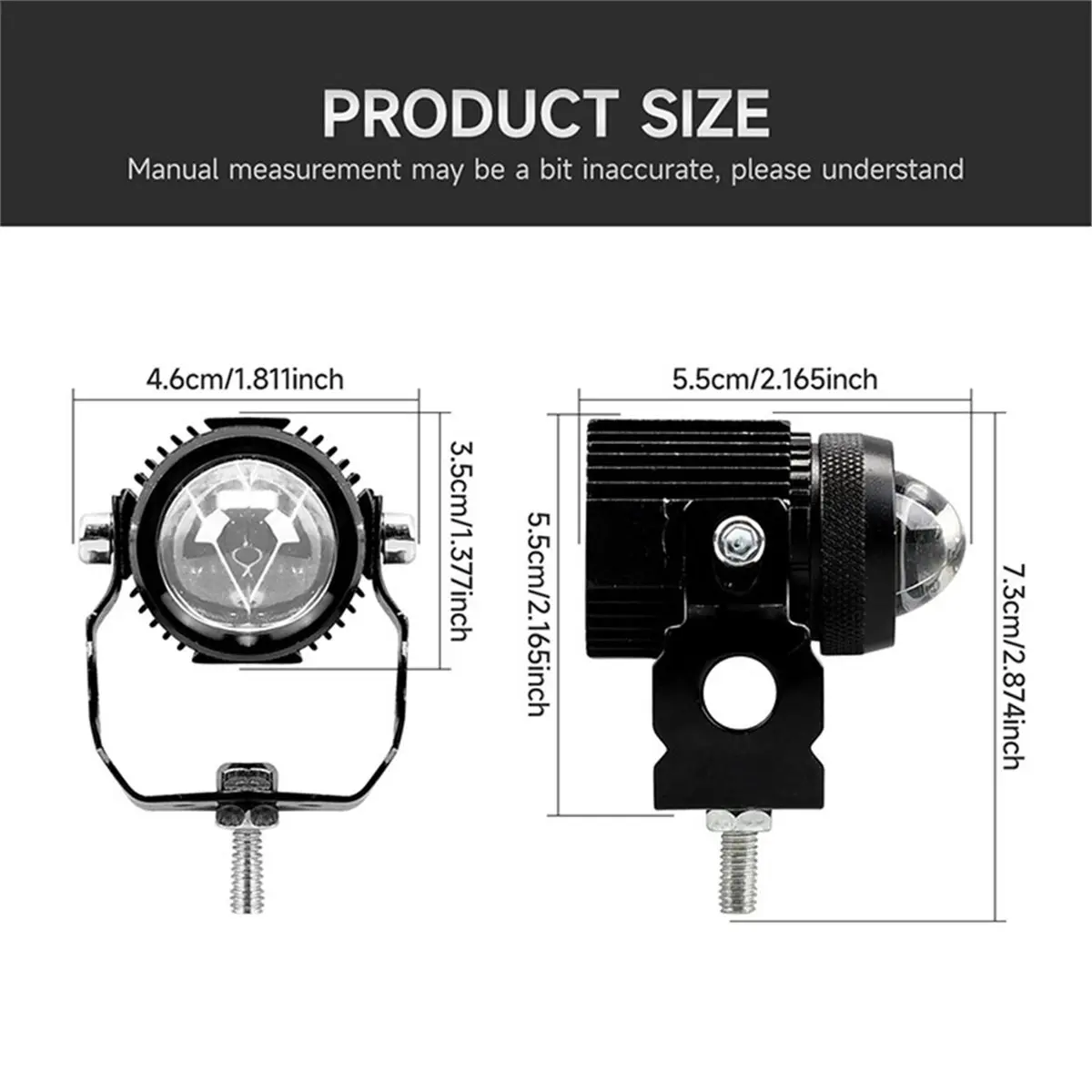 PROMOTION~ 2 Pcs Mini Driving Light with Fan Dual Color Motorcycle Auxiliary Light Nighttime Electric Vehicle Light
PROMOTION~ 2 Pcs Mini Driving Light with Fan Dual Color Motorcycle Auxiliary Light Nighttime Electric Vehicle Light