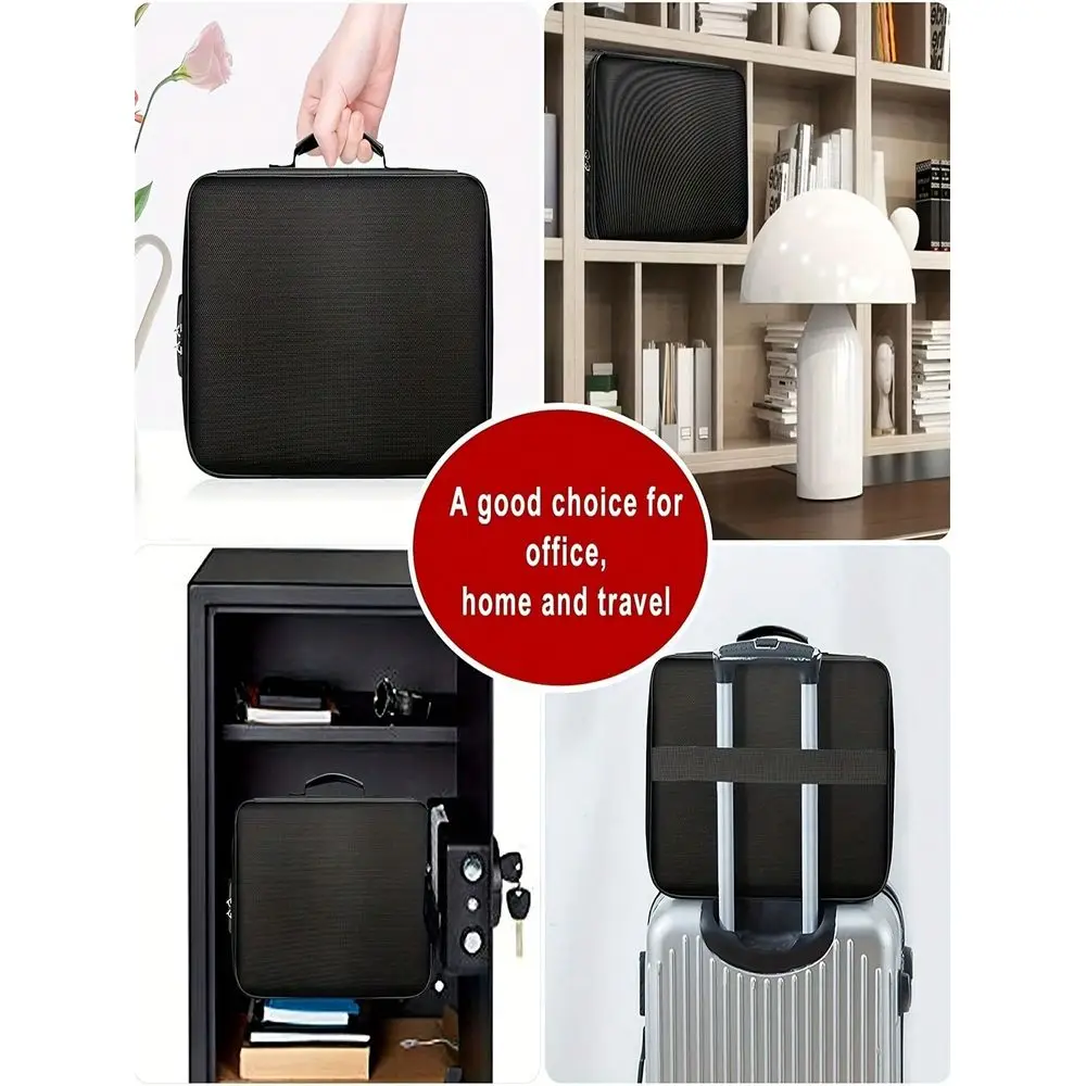 File Folder With Lock, 3Layer Polyester File Storage Box, With Waterproof Zipper, Portable Travel File Storage Handbag, Home Or
File Folder With Lock, 3Layer Polyester File Storage Box, With Waterproof Zipper, Portable Travel File Storage Handbag, Home Or