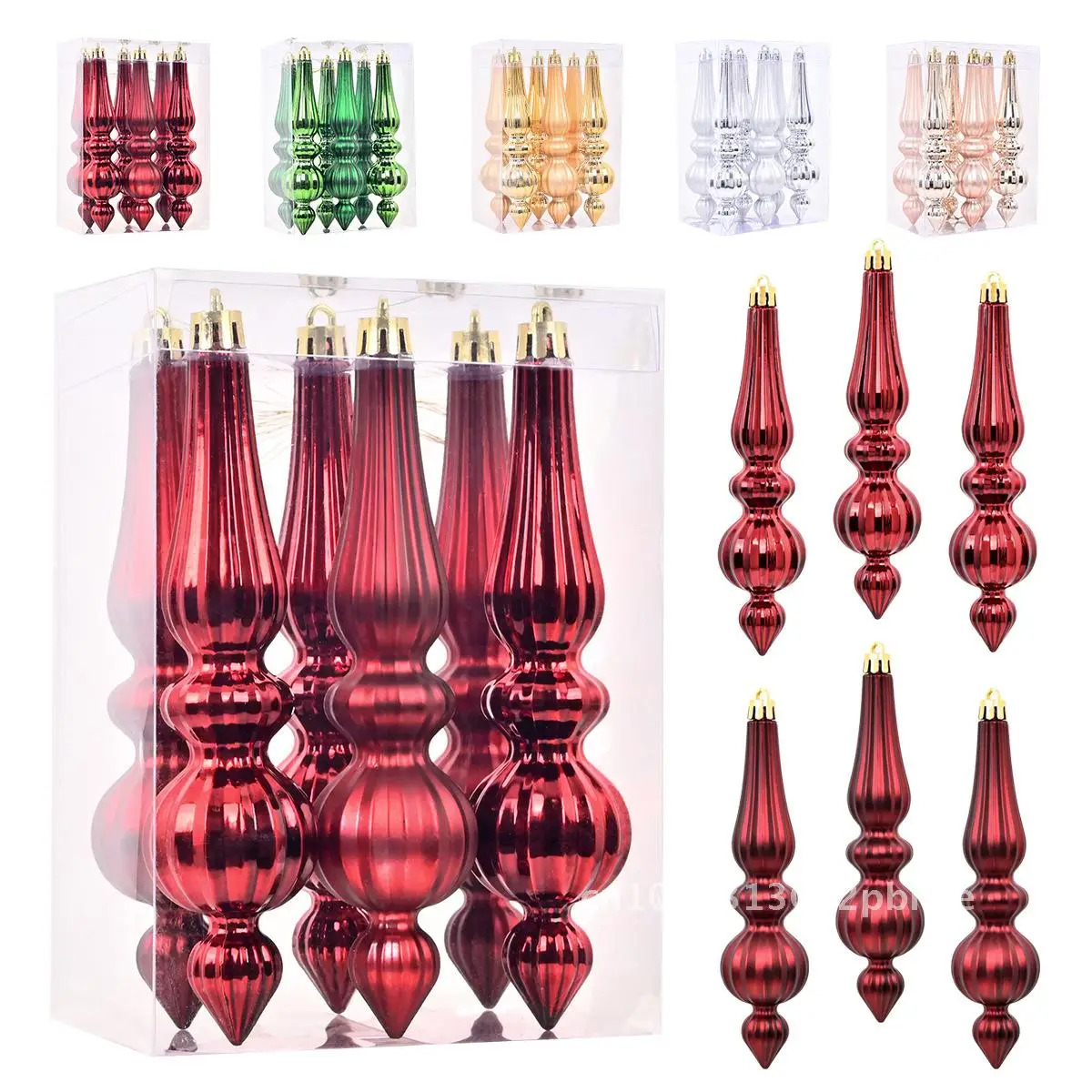 Christmas decorations shaped painted cone water drop ice bar plating Christmas ball Christmas decoration ball 
Christmas decorations shaped painted cone water drop ice bar plating Christmas ball Christmas decoration ball