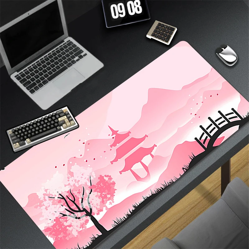 Mouse Pad Extended Gaming High-Quality Mousepad With Stitched Edges Sakura Desk Mat Non-Slip Base Computer Keyboard Pad
Mouse Pad Extended Gaming High-Quality Mousepad With Stitched Edges Sakura Desk Mat Non-Slip Base Computer Keyboard Pad