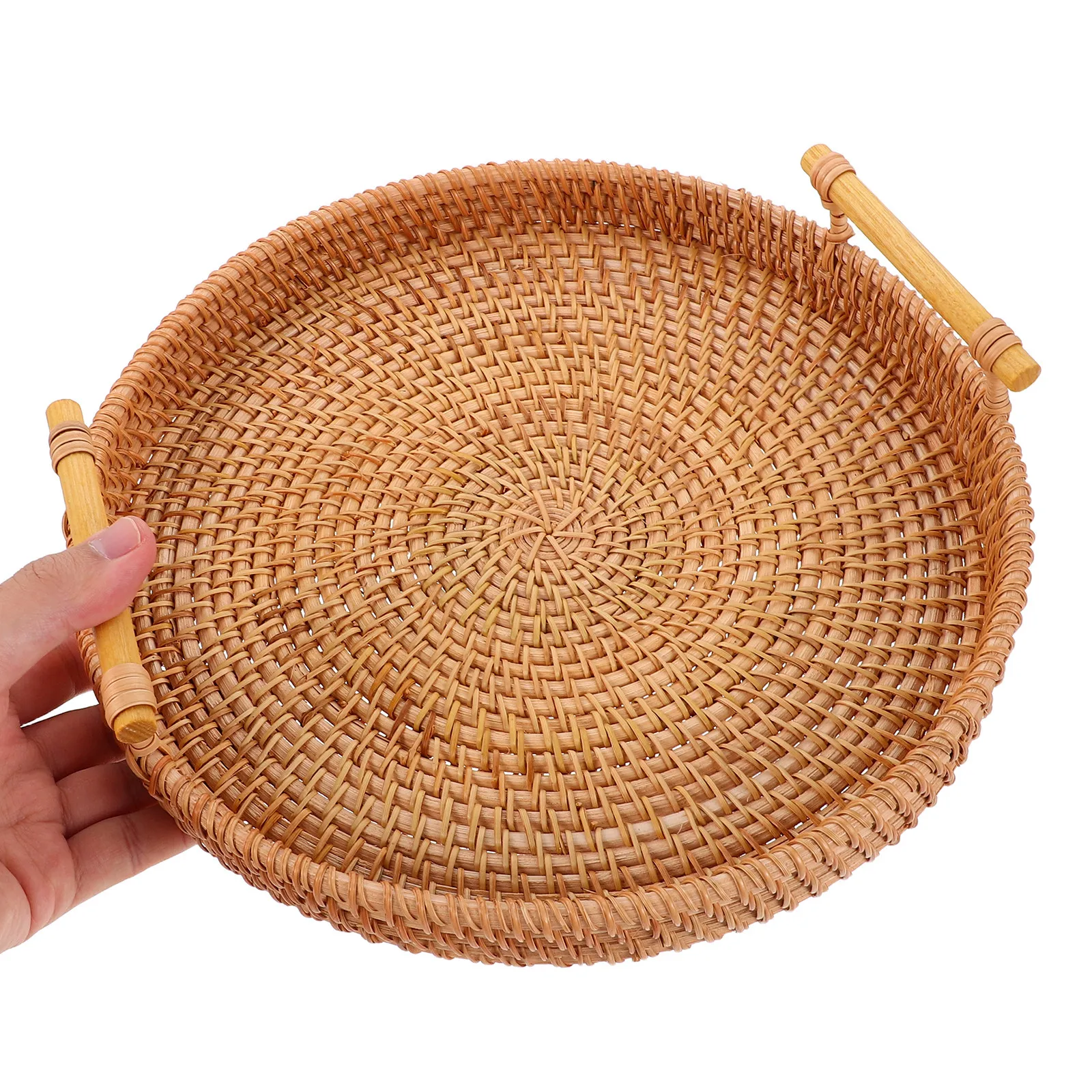 Round Woven Storage Basket 28x4cm Natural Rattan Handcrafted Fruit Vegetable Organizer Kitchen Pantry Sundries Carrier Picnic
Round Woven Storage Basket 28x4cm Natural Rattan Handcrafted Fruit Vegetable Organizer Kitchen Pantry Sundries Carrier Picnic