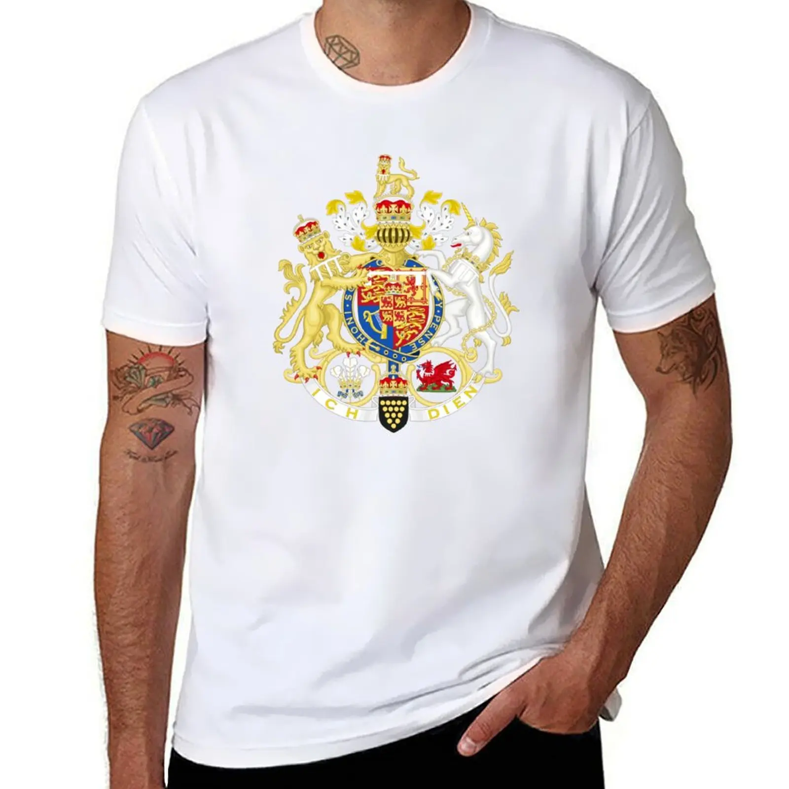 Coat of Arms of the Prince of Wales T-Shirt cotton t shirts man 100% man t shirts cotton T-Shirt
Coat of Arms of the Prince of Wales T-Shirt cotton t shirts man 100% man t shirts cotton T-Shirt