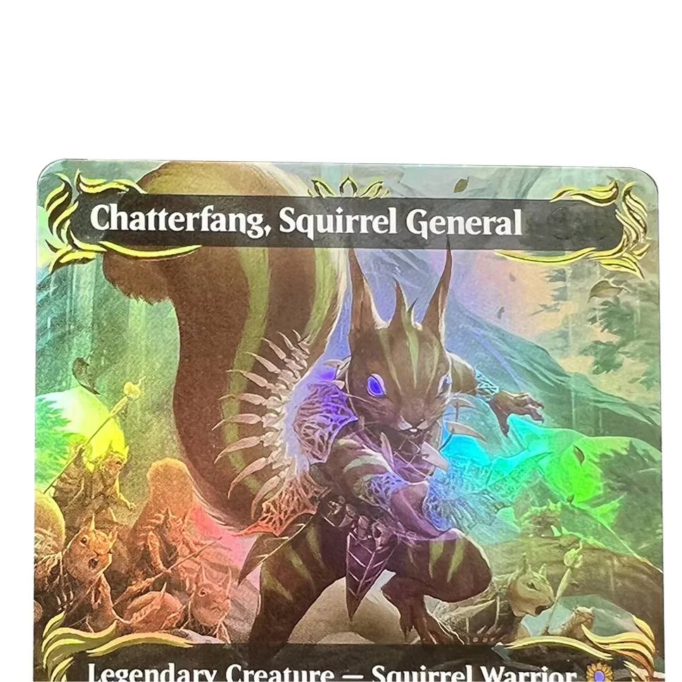 BLB Chatterfang,Squirrel General Ms. Bumbleflower Raised Foil TCG English Card Quality Board Trading Card Game
BLB Chatterfang,Squirrel General Ms. Bumbleflower Raised Foil TCG English Card Quality Board Trading Card Game