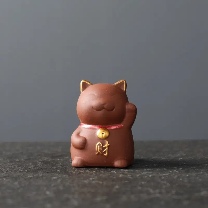 Clay Tea Pet Mascot Lucky Cat Tea Figurine Ornament Handmade Gift Chinese Purple
Clay Tea Pet Mascot Lucky Cat Tea Figurine Ornament Handmade Gift Chinese Purple