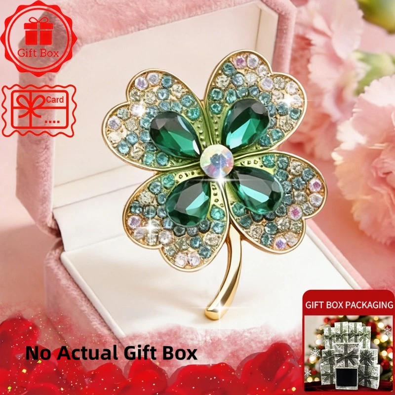 Four-Leaf Clover Brooch with gift box, 2026 new style, elegant and fashionable. Wearing at daily and holidays. Good gift choice.
Four-Leaf Clover Brooch with gift box, 2026 new style, elegant and fashionable. Wearing at daily and holidays. Good gift choice.
