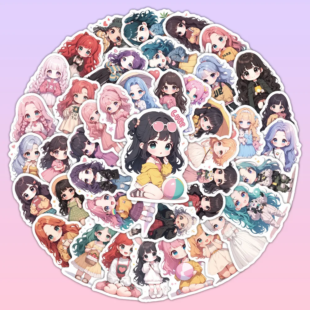 10/35/70PCS Cute Illustration Girl Creative Q Girl Cartoon Graffiti Sticker for Scrapbooking Cup Waterproof Decal Toy Gift
10/35/70PCS Cute Illustration Girl Creative Q Girl Cartoon Graffiti Sticker for Scrapbooking Cup Waterproof Decal Toy Gift