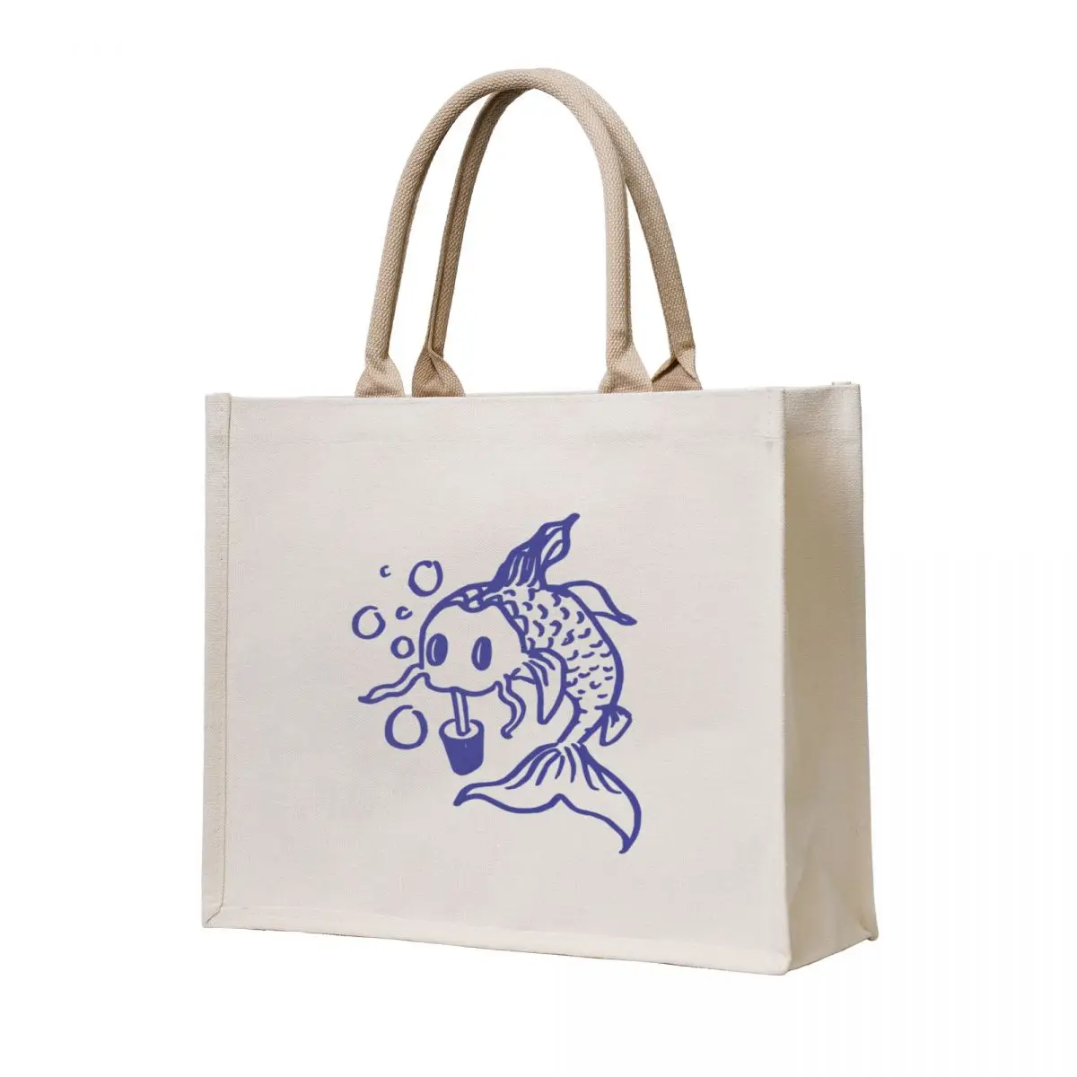 Boba Bubble Koi Tote Bag canvas shopping bag free delivery bags female bag
Boba Bubble Koi Tote Bag canvas shopping bag free delivery bags female bag