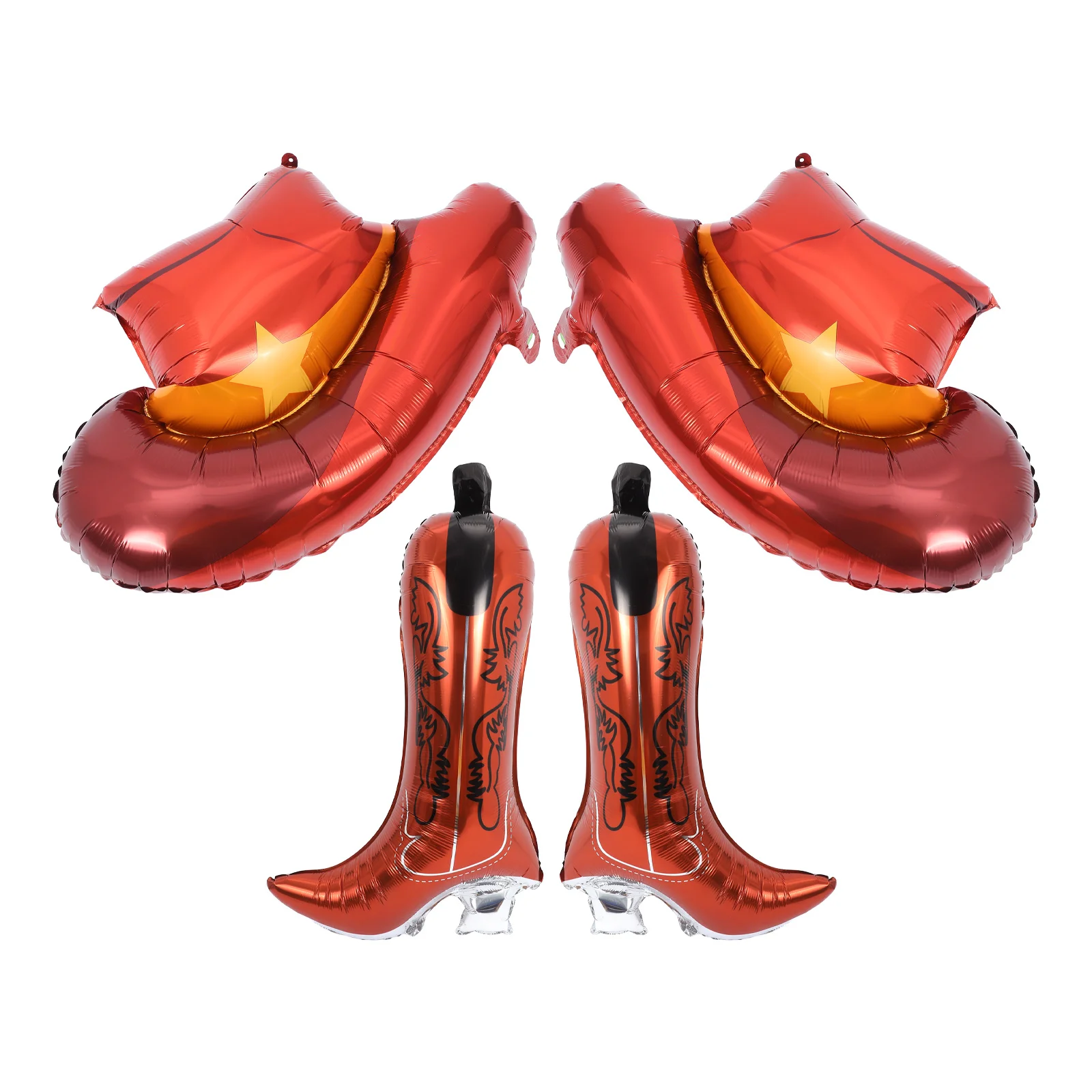 4pcs Cowboy Hat Boot Foil Inflatable Western Themed Birthday Party Decor Aluminum Balloons Party Layout Props Cartoon Cowboy
4pcs Cowboy Hat Boot Foil Inflatable Western Themed Birthday Party Decor Aluminum Balloons Party Layout Props Cartoon Cowboy
