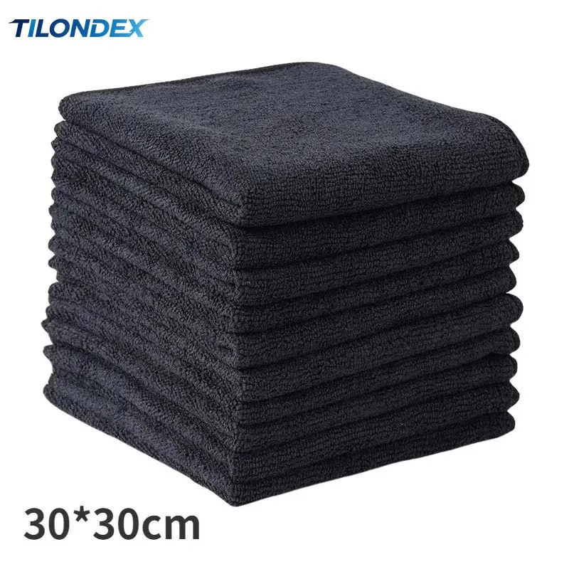 TILONDEX Black Microfiber Cleaning Cloths Ultra Absorbent Lint-Free Towels for Home And Auto Dusting 1/2/5PCS Set
TILONDEX Black Microfiber Cleaning Cloths Ultra Absorbent Lint-Free Towels for Home And Auto Dusting 1/2/5PCS Set
