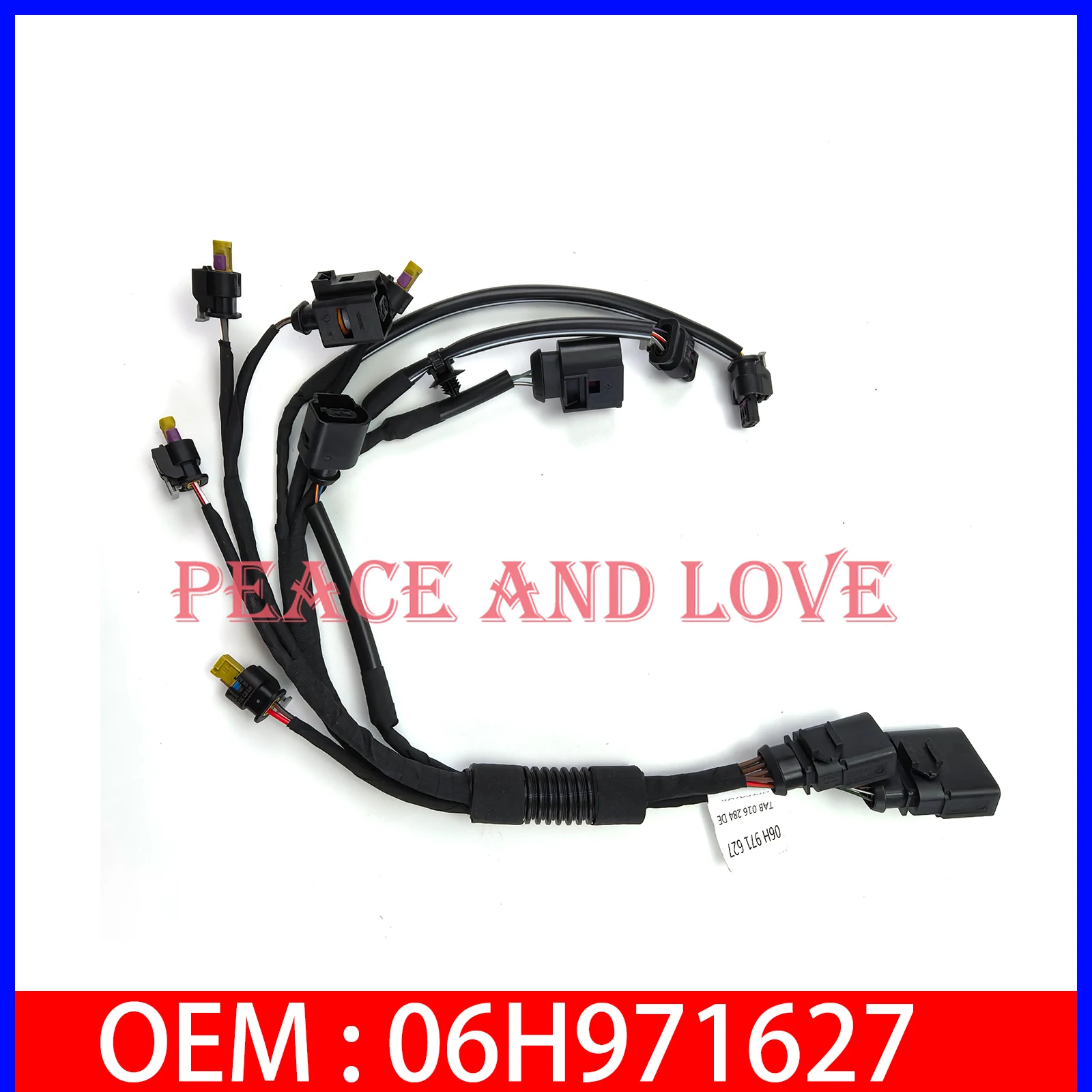 1PCS Fuel Injector Wire Harness 06H971627 For Audi A4 A5 Q5 A6 Amarok 1.8T 2.0T
1PCS Fuel Injector Wire Harness 06H971627 For Audi A4 A5 Q5 A6 Amarok 1.8T 2.0T