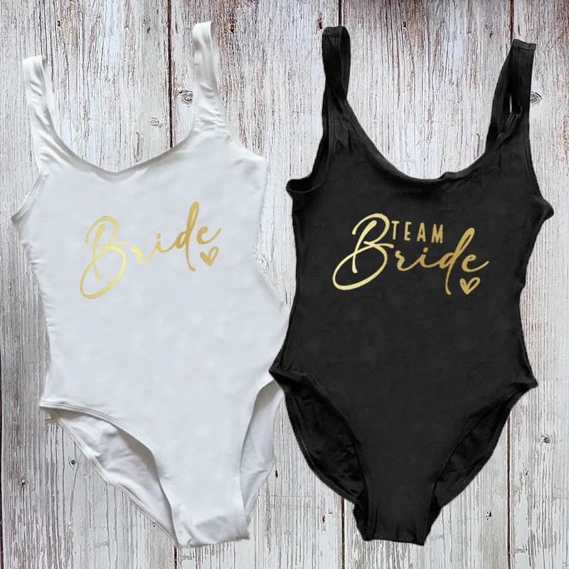 S-3XL One Piece Swimsuit Team Bride love Swimwear Women Bachelor Party Swimsuit Summer Beachwear Cross Back Bathing Suit Woman
S-3XL One Piece Swimsuit Team Bride love Swimwear Women Bachelor Party Swimsuit Summer Beachwear Cross Back Bathing Suit Woman