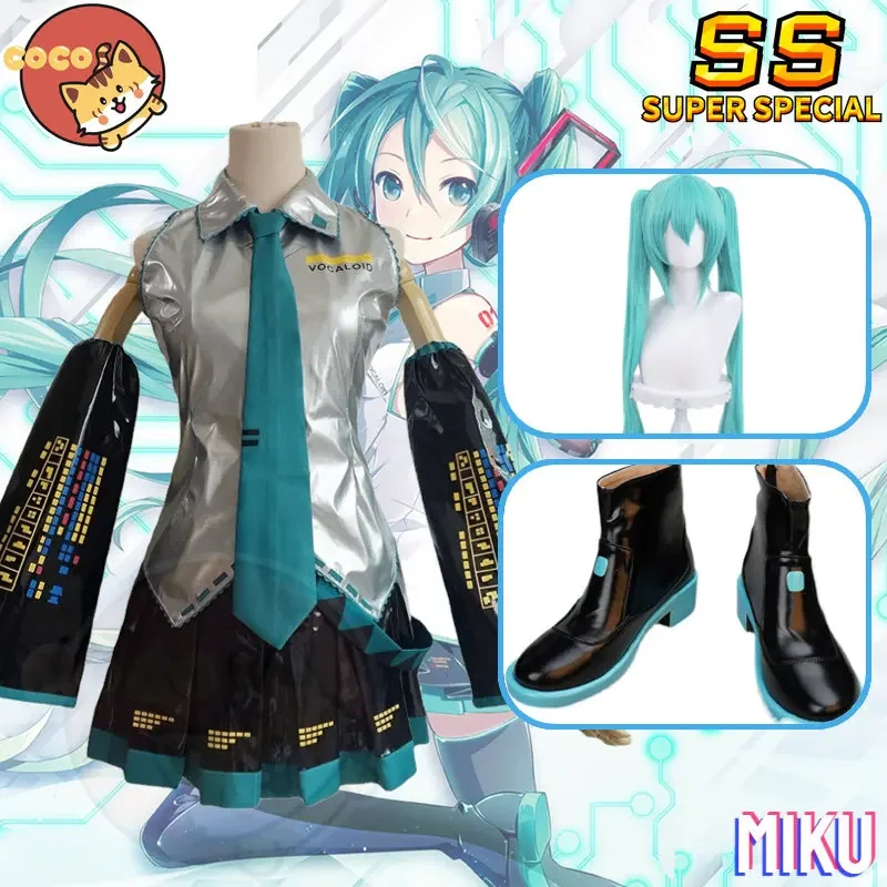 CoCos-SS Vocaloid Miku Cosplay Costume Wig Cute Black Dress Kawaii Miku Cosplay Outfits Carnival Night Party Costumes for Gril
CoCos-SS Vocaloid Miku Cosplay Costume Wig Cute Black Dress Kawaii Miku Cosplay Outfits Carnival Night Party Costumes for Gril