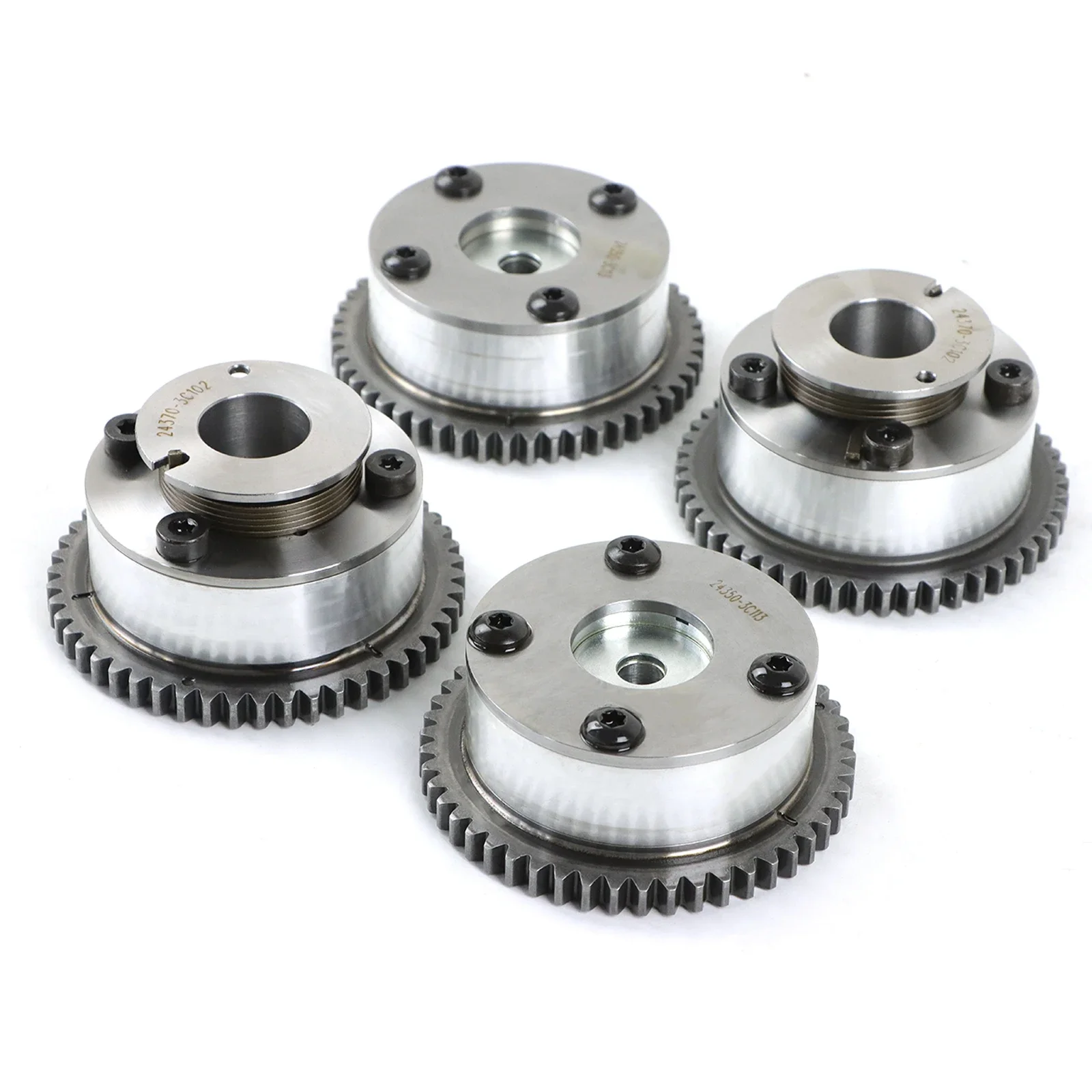 Intake & Exhaust Camshaft Adjuster Gears for Azera Veracruz Gensis Kia Sedona Sorento V6 3.5L 24350-3C113 24370-3C102
Intake & Exhaust Camshaft Adjuster Gears for Azera Veracruz Gensis Kia Sedona Sorento V6 3.5L 24350-3C113 24370-3C102