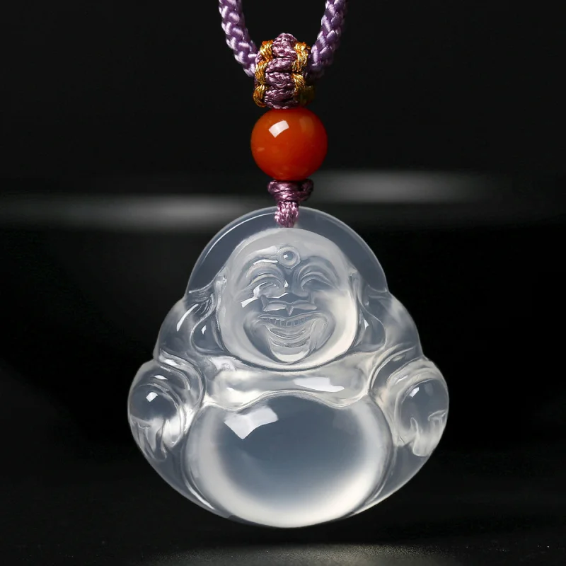 Women'S -Permeable High Quality Jadeite White Chalcedony Buddha Statue Jade Pendant
Women'S -Permeable High Quality Jadeite White Chalcedony Buddha Statue Jade Pendant