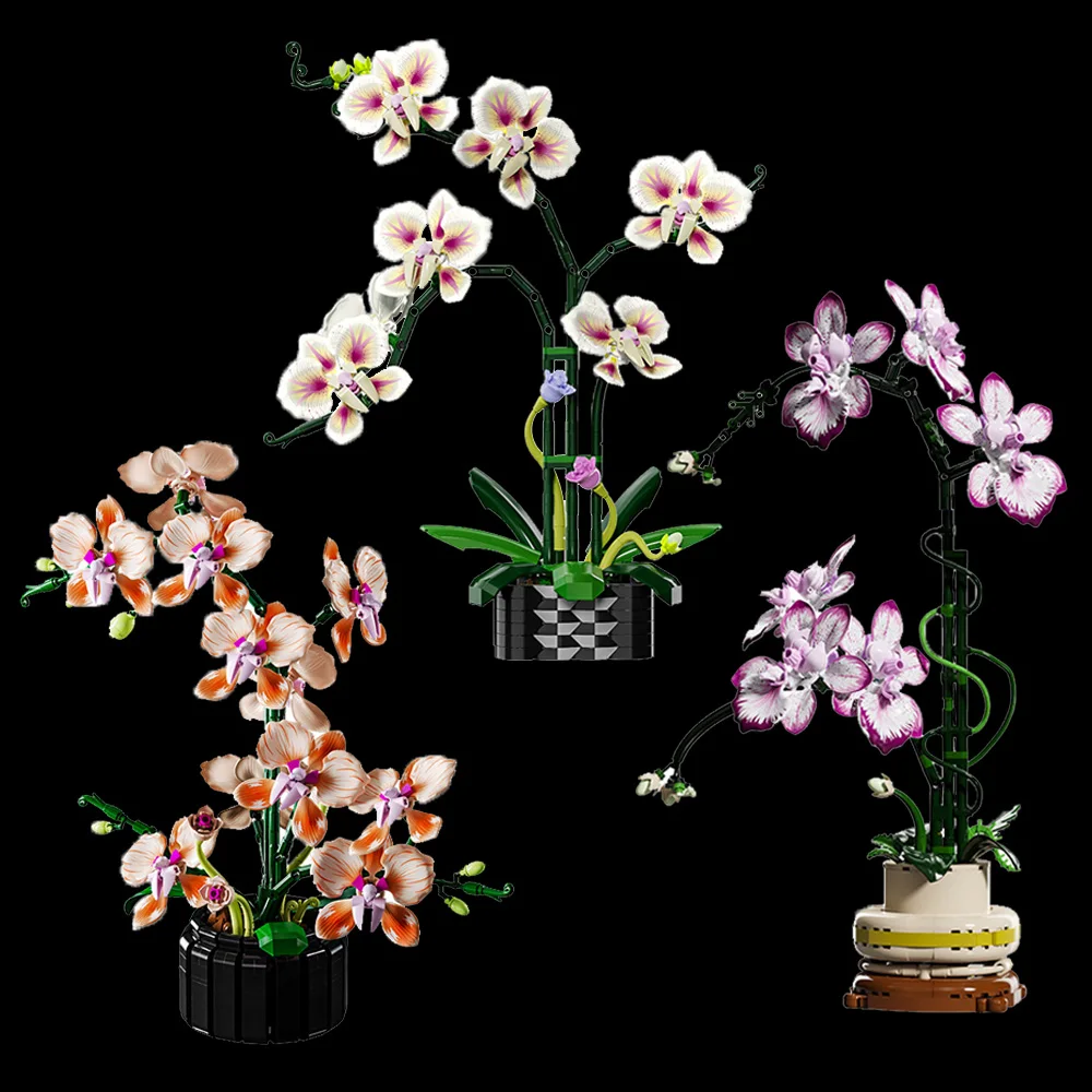 Orchid Building Blocks Cymbidium Eternal Flower Phalaenopsis Plant Model Assembled Brick Ornaments Toys For Home Decoration
Orchid Building Blocks Cymbidium Eternal Flower Phalaenopsis Plant Model Assembled Brick Ornaments Toys For Home Decoration