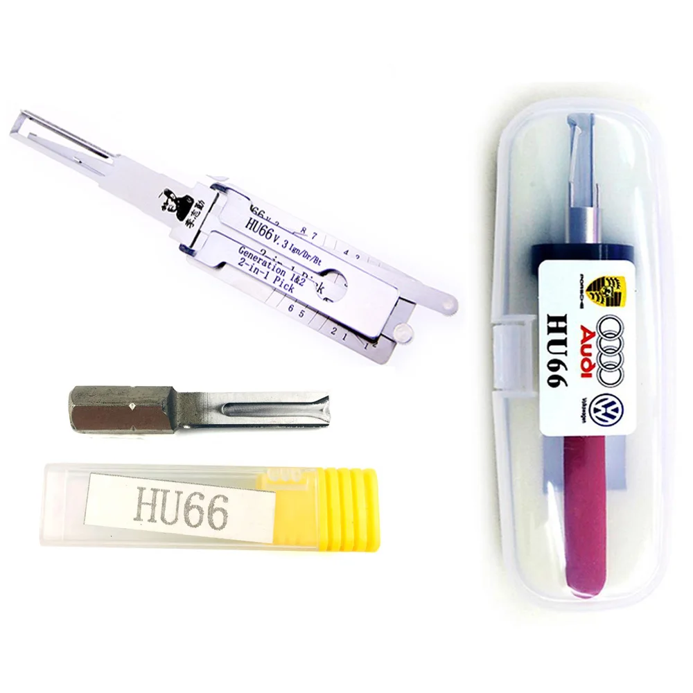 3-in-1 HU66 Lockpick Set, Lishi 2 in 1 Lock Tools,HU66 Power Key,Hu66 Fast PickTool,Beginner Practice Tools Locksmith Supply
3-in-1 HU66 Lockpick Set, Lishi 2 in 1 Lock Tools,HU66 Power Key,Hu66 Fast PickTool,Beginner Practice Tools Locksmith Supply