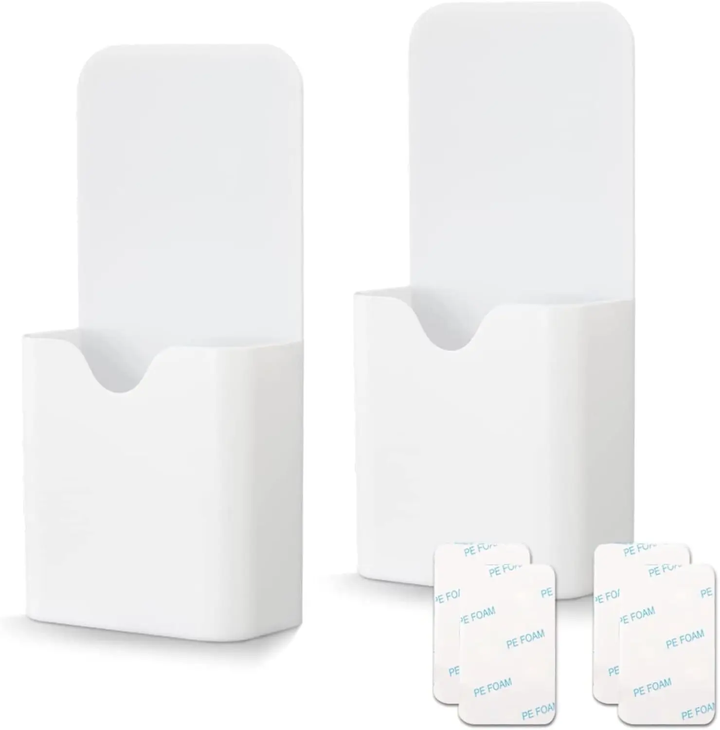 2 Pack Magnetic Marker Holder for Whiteboard Fridge, Self-Adhesive Pen Caddy for Office School Home, White & Silver
2 Pack Magnetic Marker Holder for Whiteboard Fridge, Self-Adhesive Pen Caddy for Office School Home, White & Silver