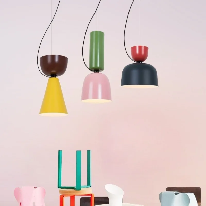 Nordic Restaurant Bedroom Chandelier Simple Creative Living Room Post-modern Bedroom Bedside Lamp Macaron Color Light
Nordic Restaurant Bedroom Chandelier Simple Creative Living Room Post-modern Bedroom Bedside Lamp Macaron Color Light