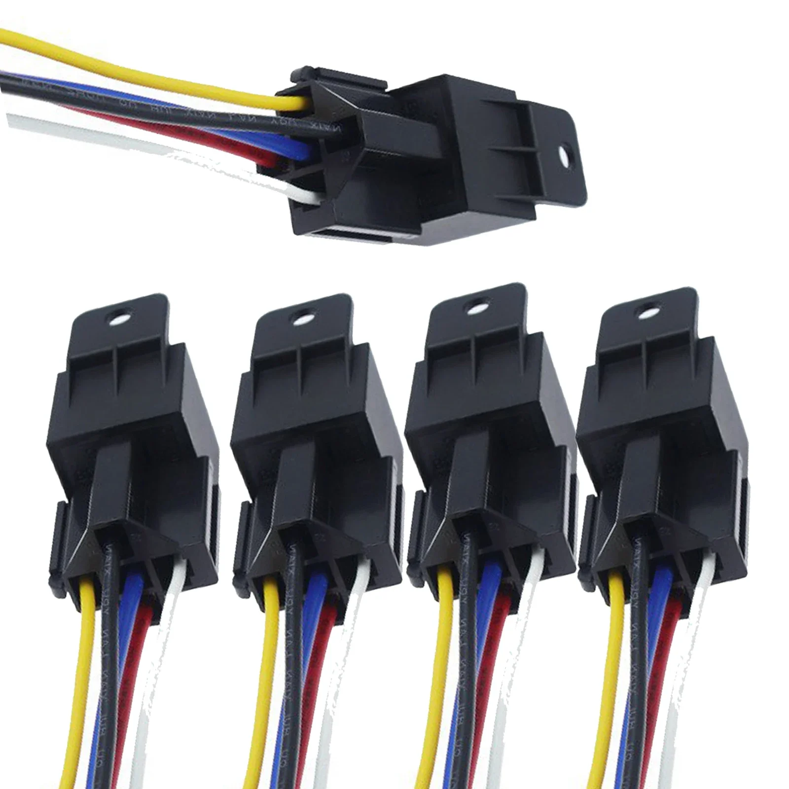 5PCS Waterproof Automotive Relay 5Pin 40A Car Relay with Black Red Copper Terminal Auto Relay Socket Harness Cable
5PCS Waterproof Automotive Relay 5Pin 40A Car Relay with Black Red Copper Terminal Auto Relay Socket Harness Cable