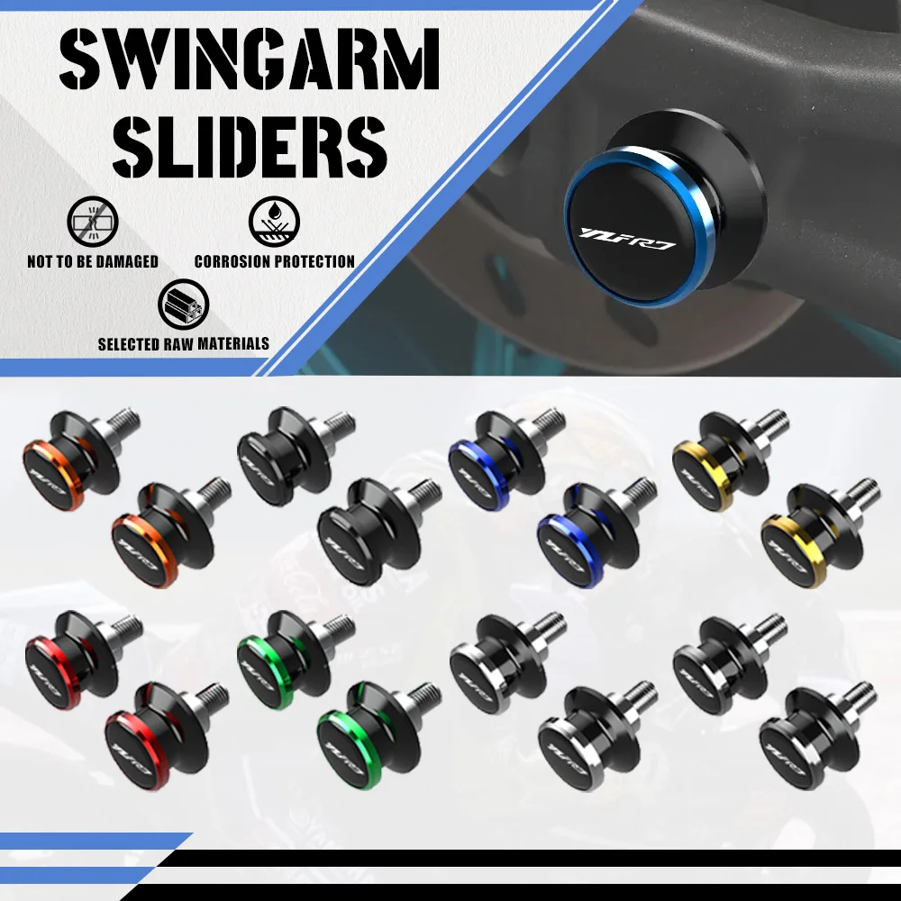 For YAMAHA R7 YZFR7 YZF R7 R 7 2021 2022 2023 Motorcycle Accessories CNC Aluminum 6mm Swingarm Spools Slider Stand Screws YZF-R7
For YAMAHA R7 YZFR7 YZF R7 R 7 2021 2022 2023 Motorcycle Accessories CNC Aluminum 6mm Swingarm Spools Slider Stand Screws YZF-R7