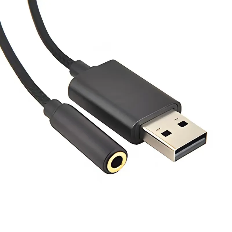Drive Free USB Sound Card External Desktop Computer Laptop External Independent Sound Card Headphone Audio Adapter Cable
Drive Free USB Sound Card External Desktop Computer Laptop External Independent Sound Card Headphone Audio Adapter Cable
