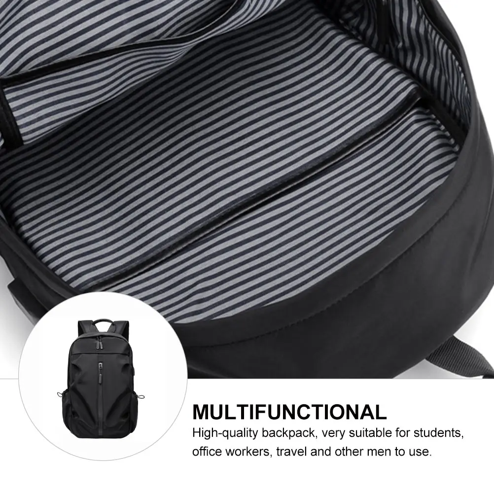 Fashionable Men'S Backpack For Travel School Lightweight 14 Inch Laptop Compatible Simple Computer Bag With Charging Port Large
Fashionable Men'S Backpack For Travel School Lightweight 14 Inch Laptop Compatible Simple Computer Bag With Charging Port Large