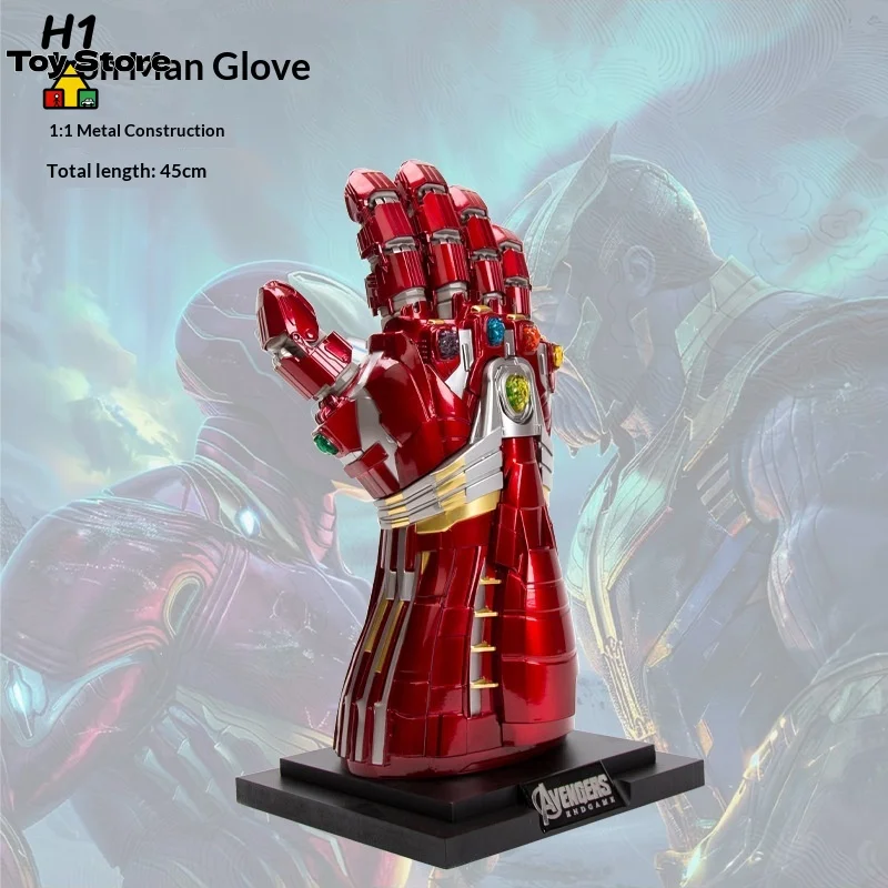 Marvel Avengers Iron Man Nano Gauntlet Thanos Infinity Gauntlet 1:1 Full Metal Wearable 40cm Collectible Display Decor For Fans
Marvel Avengers Iron Man Nano Gauntlet Thanos Infinity Gauntlet 1:1 Full Metal Wearable 40cm Collectible Display Decor For Fans