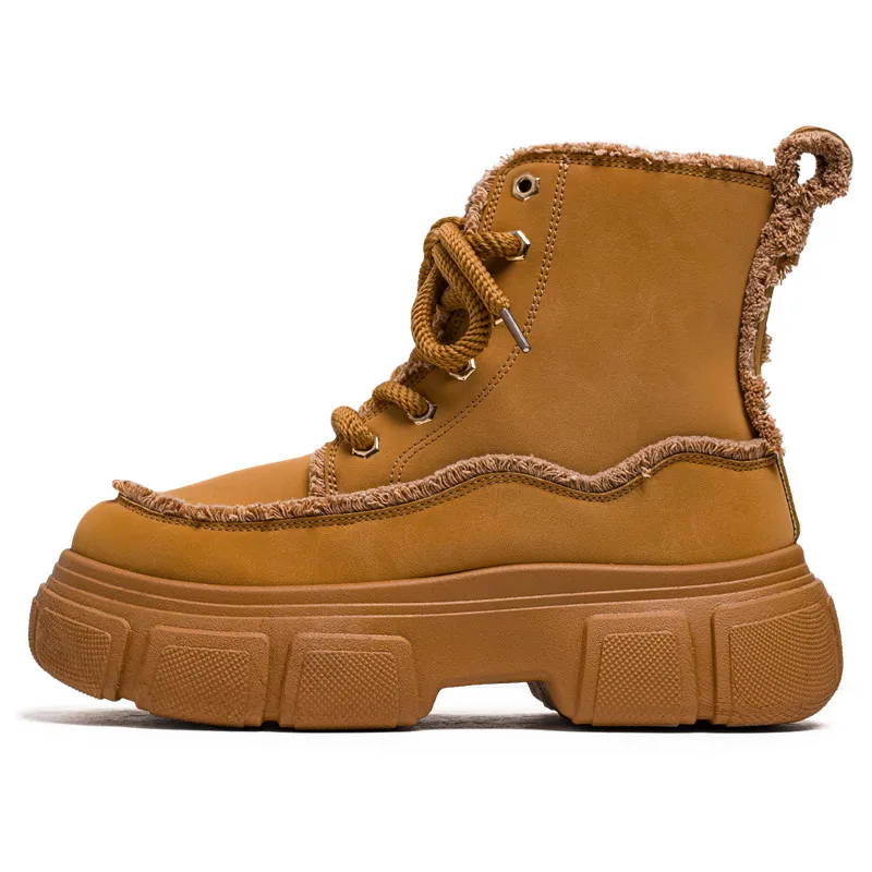 VIPOL Autumn Men's Fashion Boots Trendy Lace-Up Platform Boots Men Street Hip Hop Shoes Original Designer Men Motorcycle Boot
VIPOL Autumn Men's Fashion Boots Trendy Lace-Up Platform Boots Men Street Hip Hop Shoes Original Designer Men Motorcycle Boot