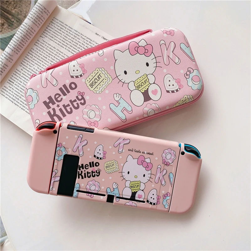 Cute Biscuit Hello Kitty Soft TPU Protective Cover Suitable for Nintendo Switch NS/Oled Controller Protective Back Cover
Cute Biscuit Hello Kitty Soft TPU Protective Cover Suitable for Nintendo Switch NS/Oled Controller Protective Back Cover