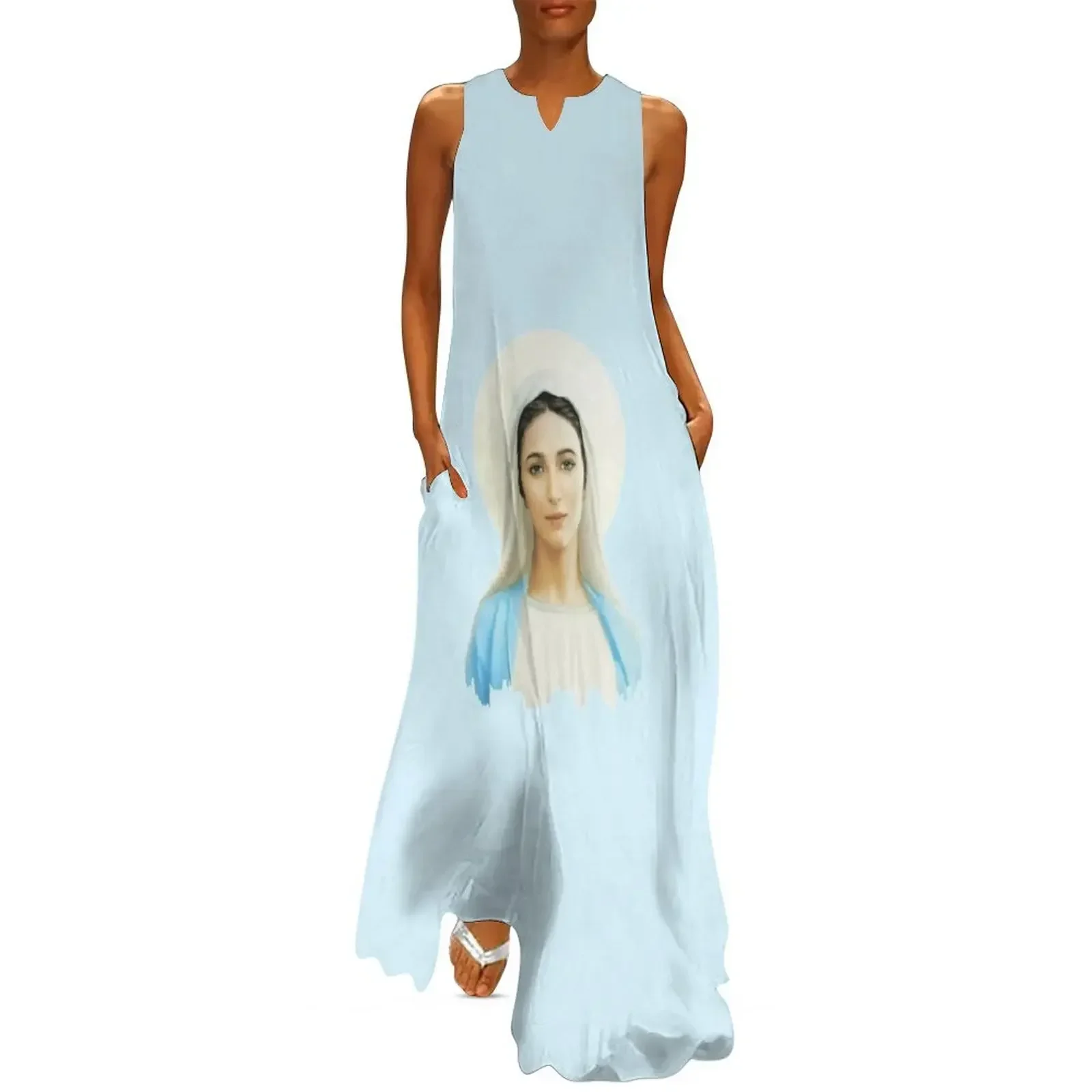Virgin Mary, Queen of Peace, Our Lady of Medjugorje Long Dress summer dress Dress
Virgin Mary, Queen of Peace, Our Lady of Medjugorje Long Dress summer dress Dress