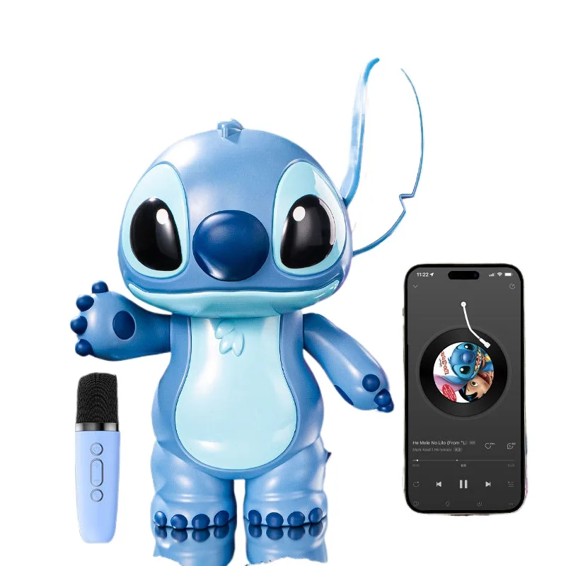 Disney Stitch Bluetooth speaker Karaoke treasure, interstellar baby tide play tabletop ornament children's toy gift
Disney Stitch Bluetooth speaker Karaoke treasure, interstellar baby tide play tabletop ornament children's toy gift