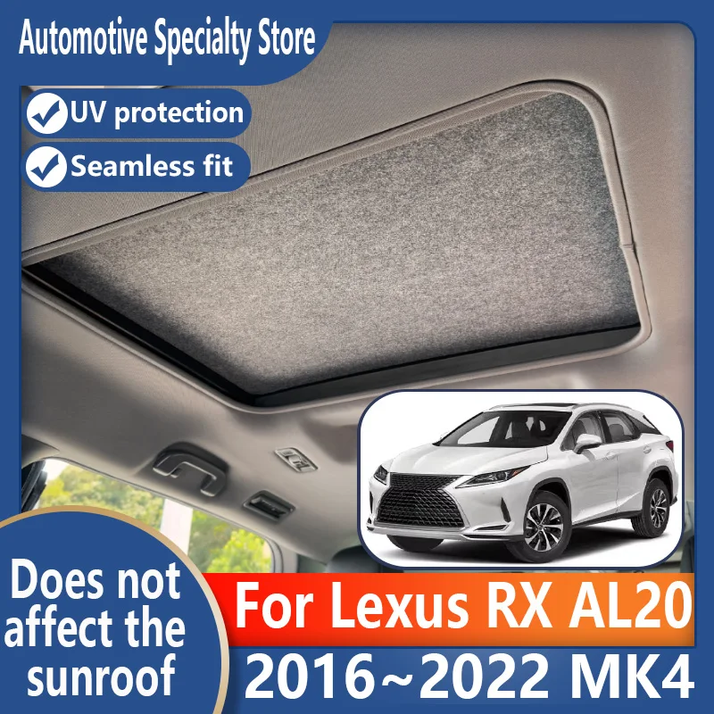 For Lexus RX AL20 2016~2022 21 MK4 Car Sunroof Insulation Roof Visor Electrostatic Adsorption Suede Fabric Sun Protection Anti-U
For Lexus RX AL20 2016~2022 21 MK4 Car Sunroof Insulation Roof Visor Electrostatic Adsorption Suede Fabric Sun Protection Anti-U