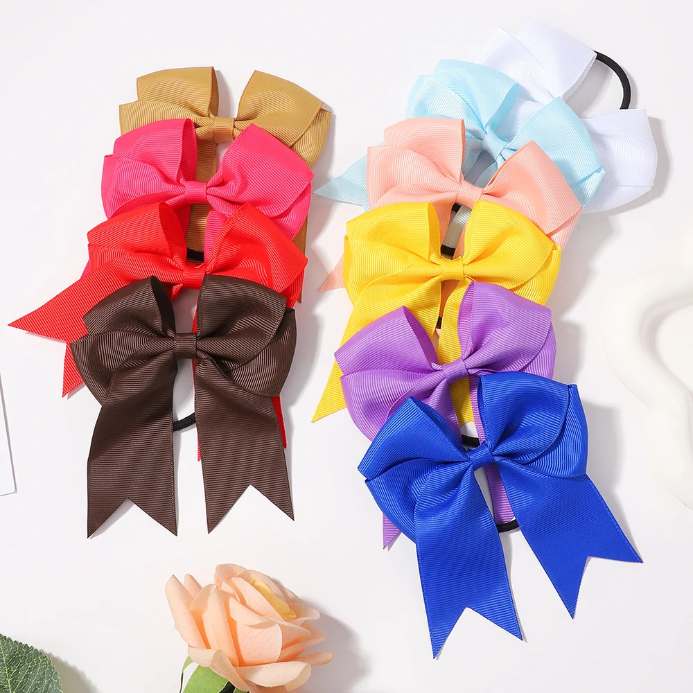 1piece New 4.5 inch Solid Grosgrain Ribbon Bow Kids Hair Elastics Band Kids Hair Rubber Bands Headwear Hair Accessories
1piece New 4.5 inch Solid Grosgrain Ribbon Bow Kids Hair Elastics Band Kids Hair Rubber Bands Headwear Hair Accessories