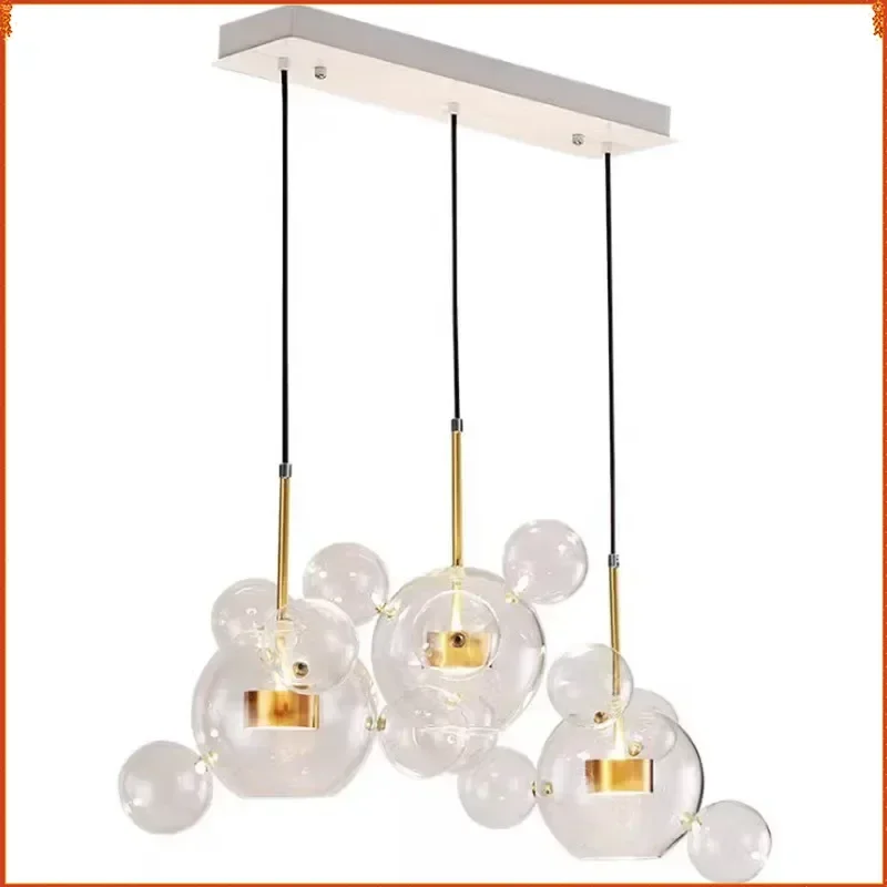 Modern Clear Glass Pendant Light Living Room Bubble Glass Hanging Lamp Chandelier for Dining Room Home Decor
Modern Clear Glass Pendant Light Living Room Bubble Glass Hanging Lamp Chandelier for Dining Room Home Decor